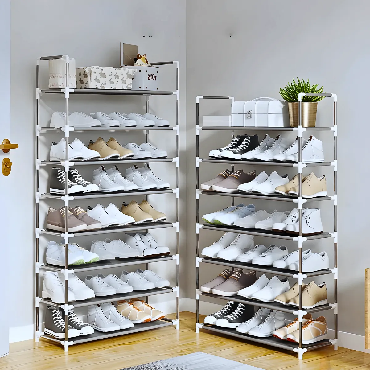 Sapateira Vertical organizador com 9 Prateleiras - imagem 3