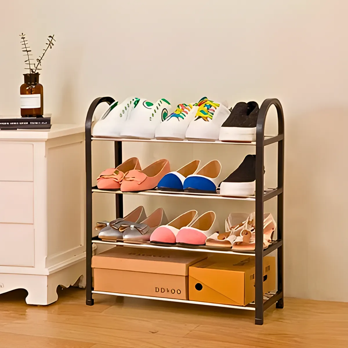 Sapateira de 4 Andares Organizador de Sapatos - imagem 3