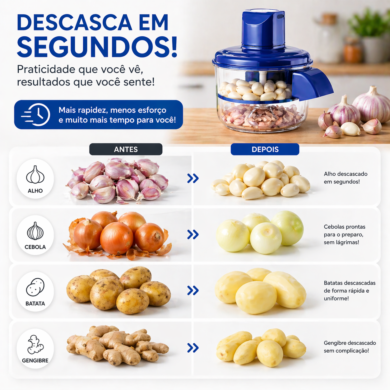 Descascador Elétrico Multifuncional para Cozinha - imagem 3