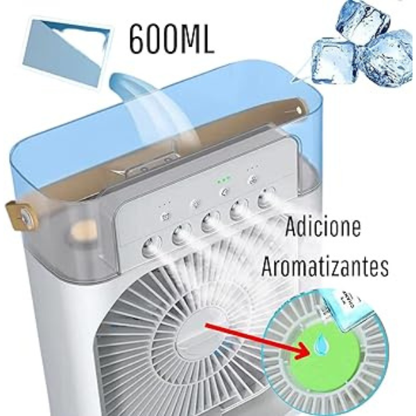 Ventilador Portátil de Mesa Mini Ar Condicionado - imagem 2