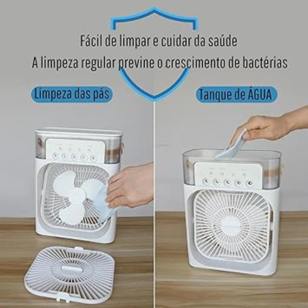 Ventilador Portátil de Mesa Mini Ar Condicionado - imagem 3