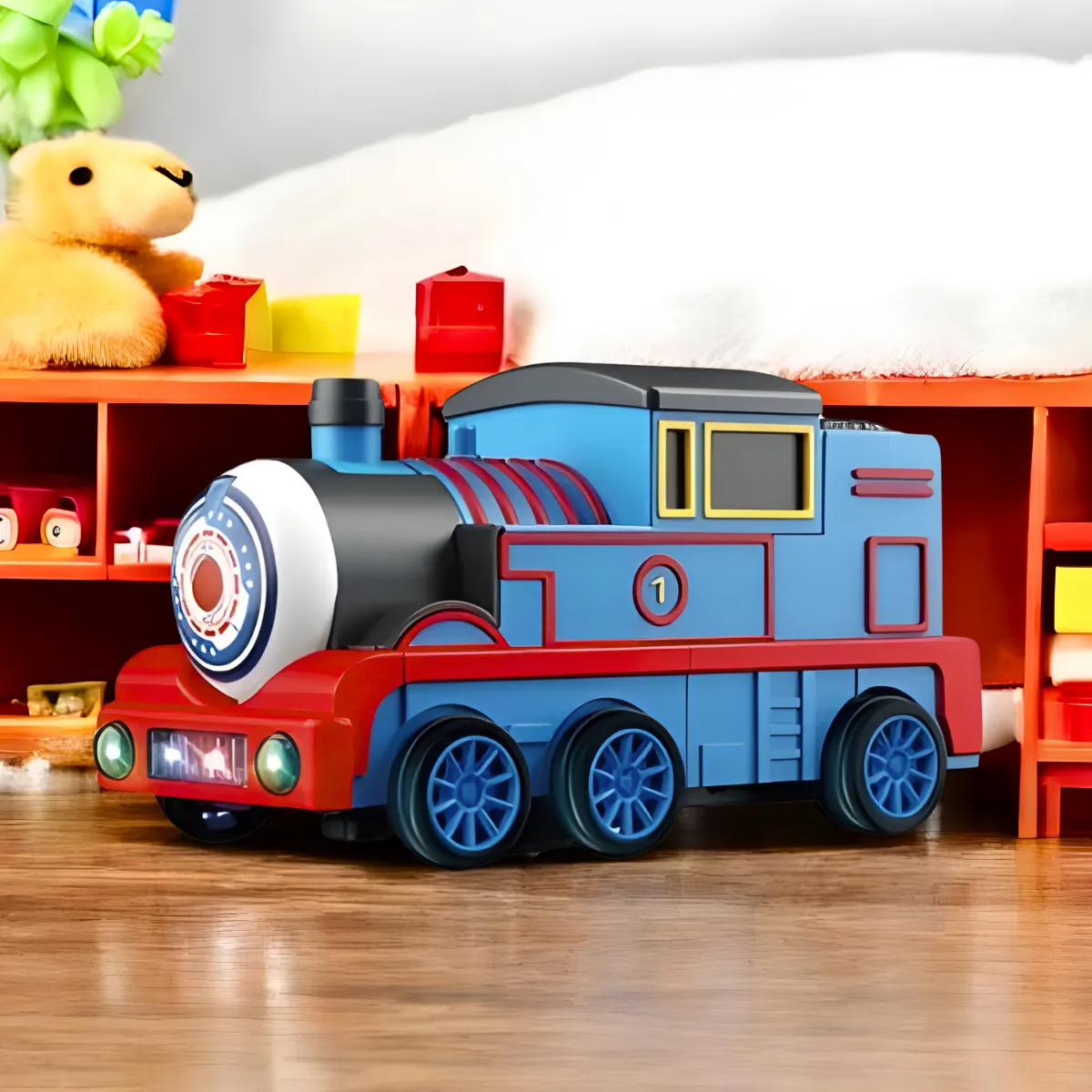 Trenzinho Transformers que Vira Robô com Música e Led - imagem 4