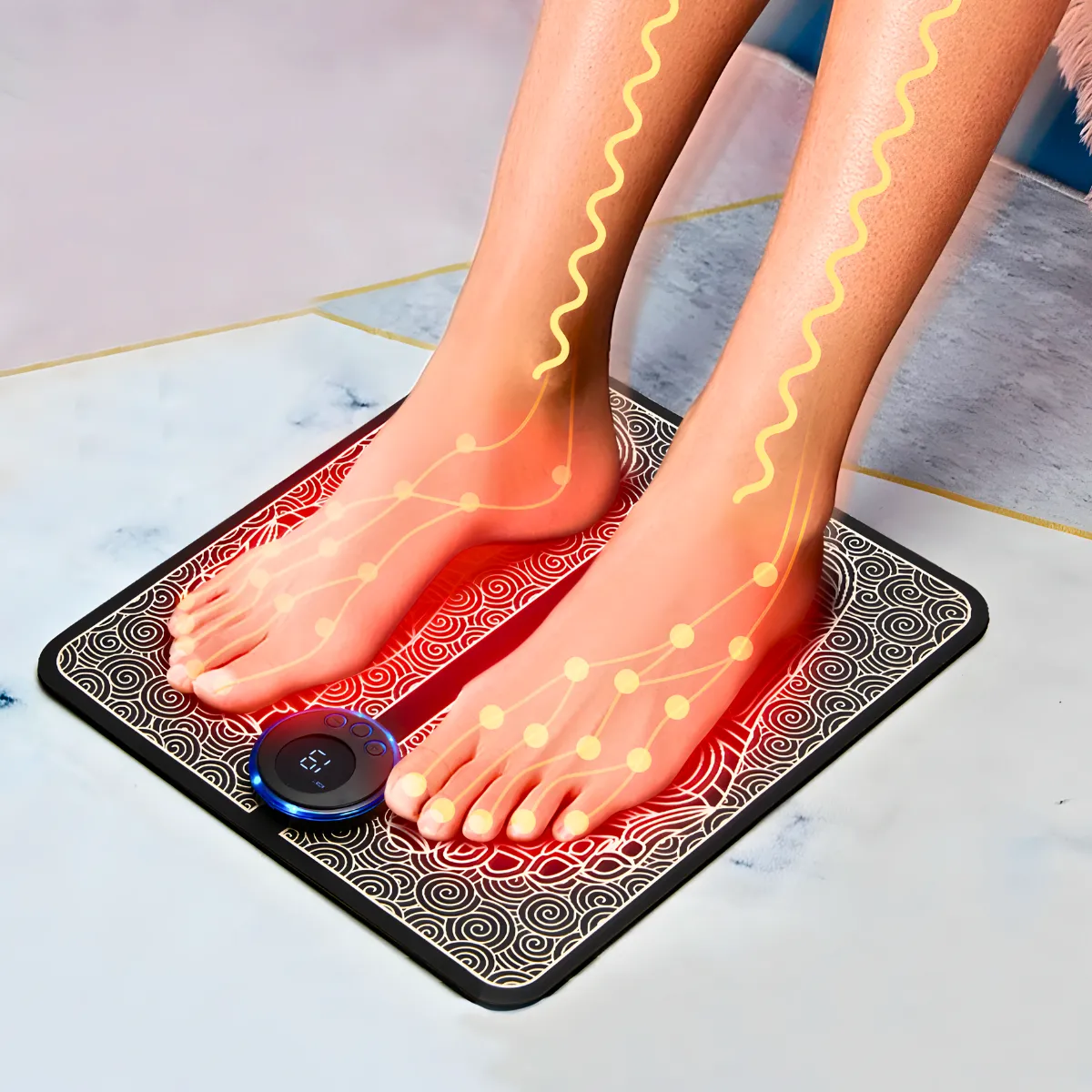 Massageador Para Pés Pernas Ems Magnético Relaxante Pro - imagem 4