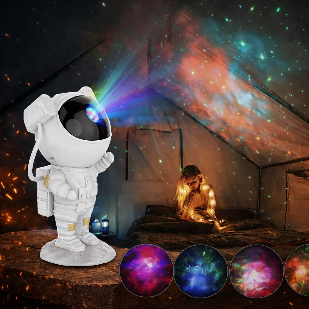 Luminária Astronauta Projetor Galáxia LED RGBW - imagem 2