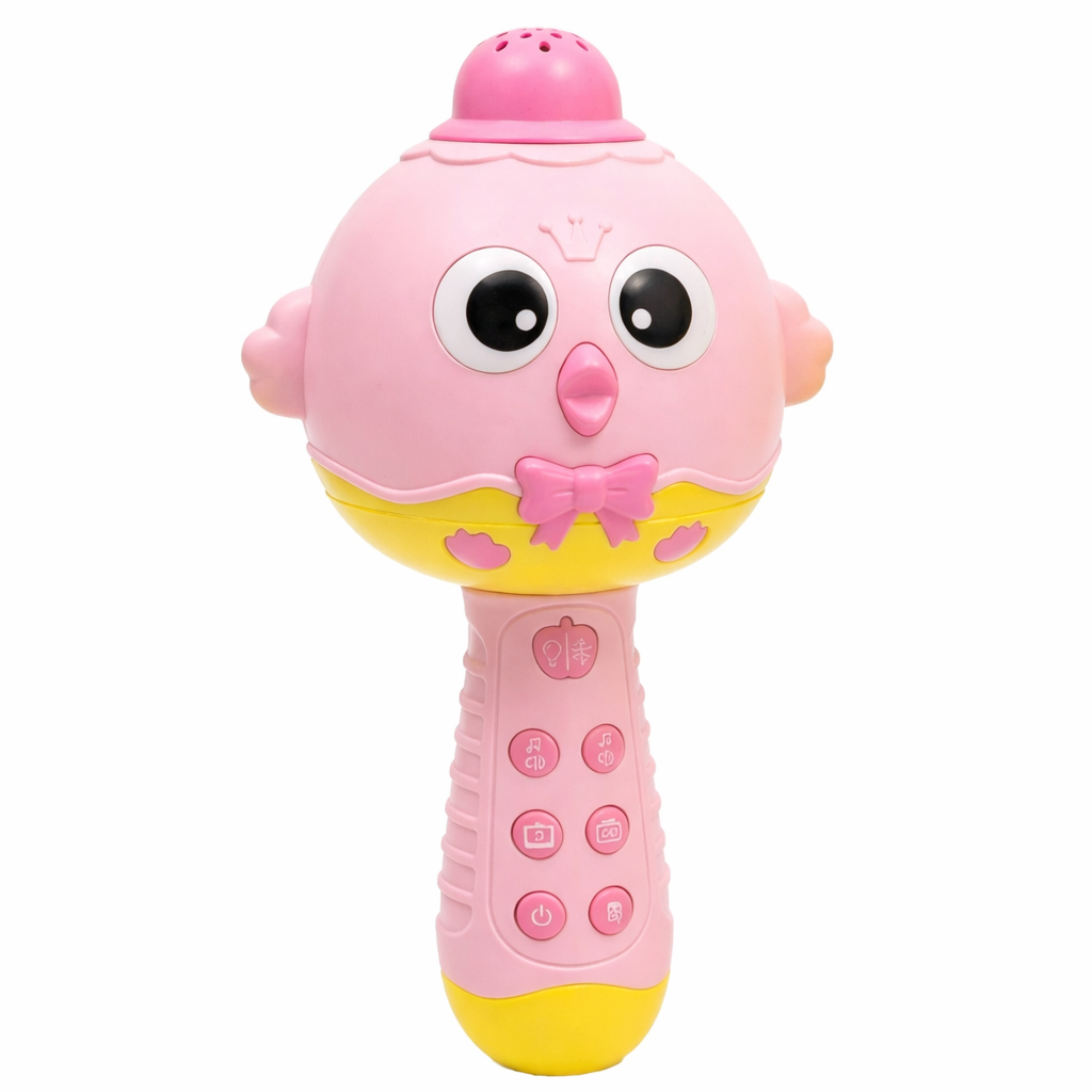 Microfone Musical Infantil Interativo com Luzes e Sons - imagem 3
